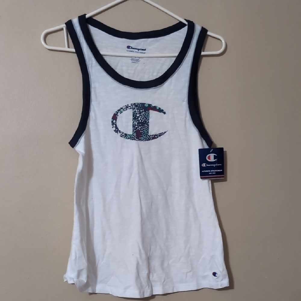 Champion Kids White Tank Top